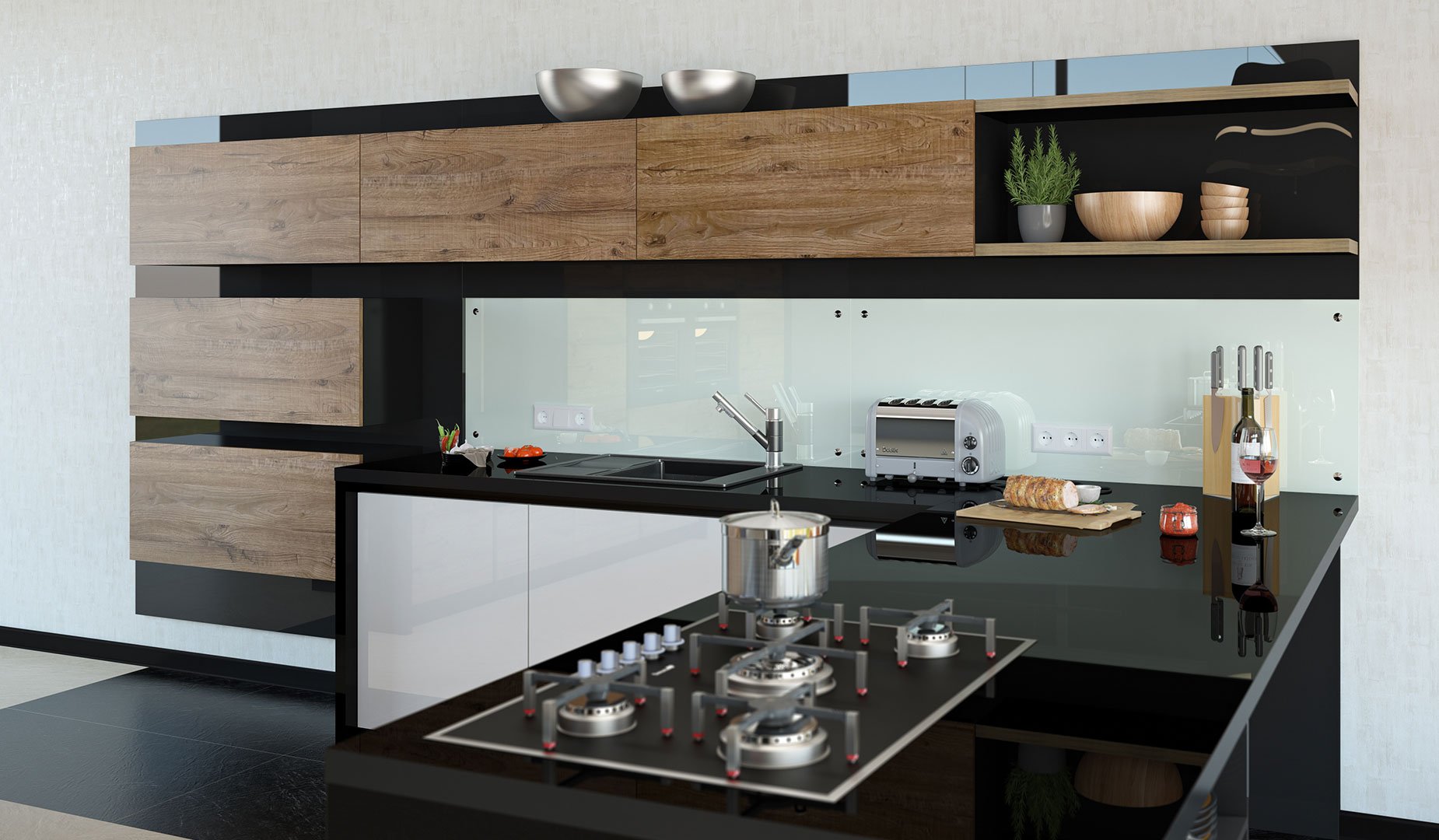 Кухня NEXTRA (артикул 974)